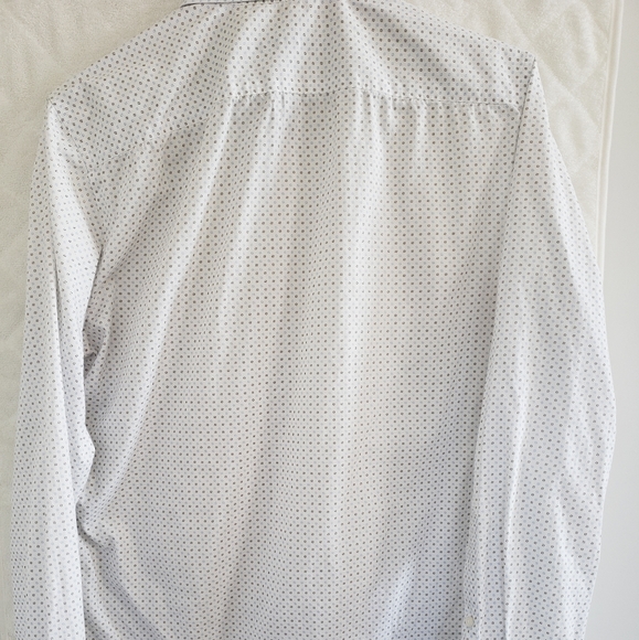 Perry Ellis Portfolio Geo Print Slim Fit Dress Shirt - Picture 4 of 6